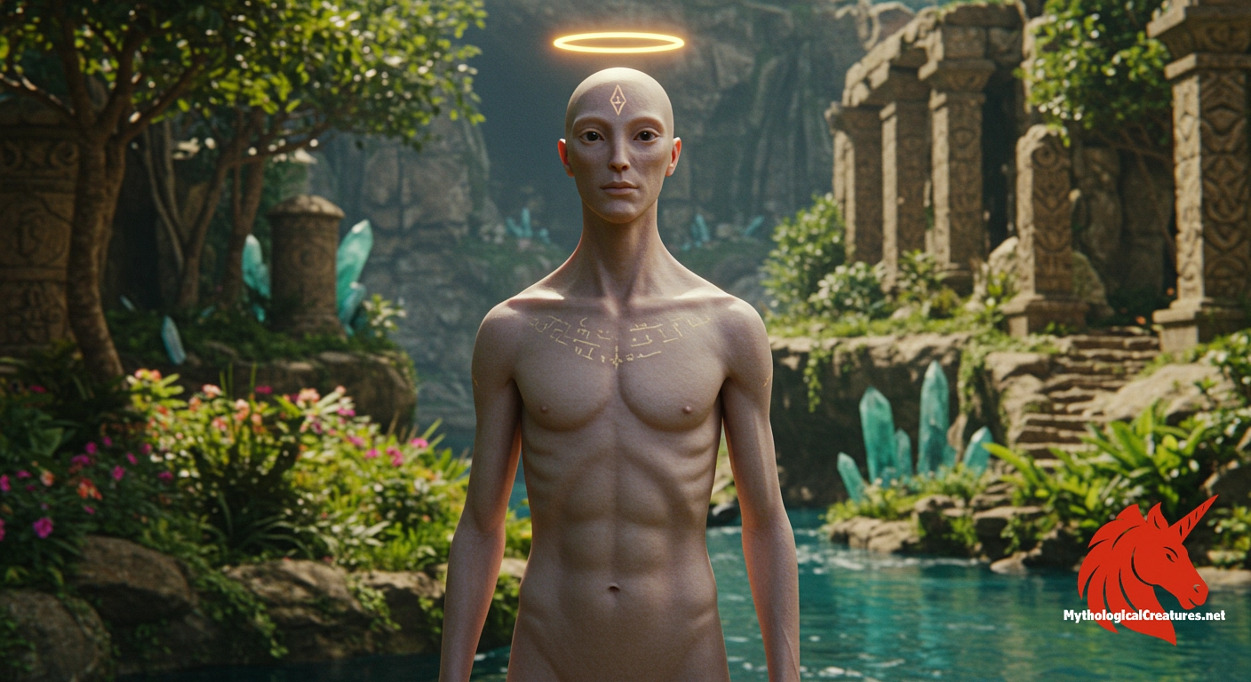 Nidbai - Nidbai is revered as one of the two guardian spirits overseeing Piriawis, symbolising divine protection and the sanctity of light and water in Mandaean spirituality.