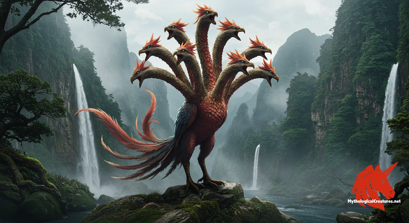 Nine-headed bird - Served as a totem for the Chu people and later demonised due to political conflicts, influencing its modern derogatory usage. Nine-headed bird - Served as a totem for the Chu people and later demonised due to political conflicts, influencing its modern derogatory usage.