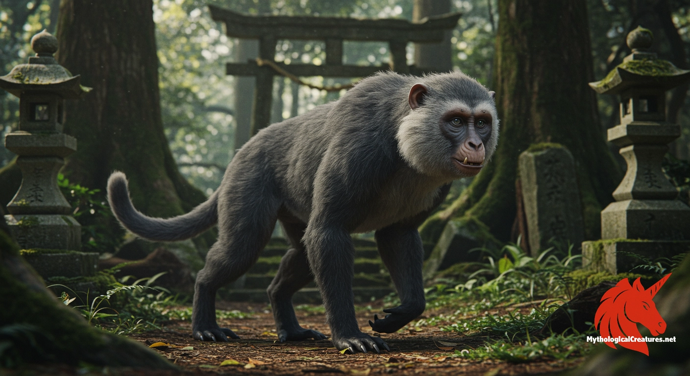 Nue - The Nue symbolizes the blending of natural animal traits with the supernatural, reflecting cultural fears of the unknown and the capricious nature of fate in Japanese society.