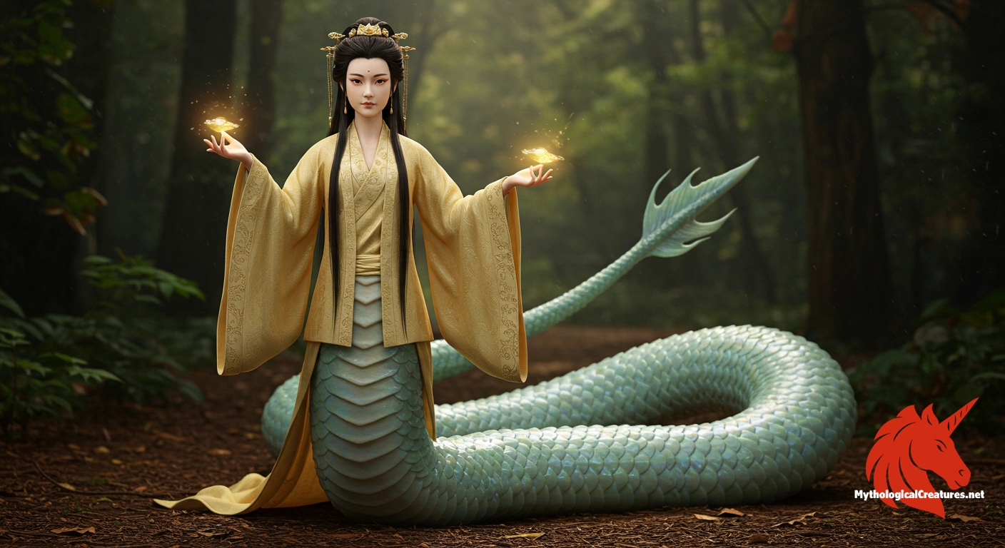Nüwa - Nüwa is a pivotal cultural and religious figure symbolising creation and cosmic restoration.