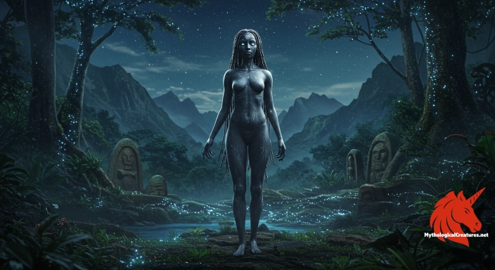 Depiction of Nzambici Discover another mythical creature