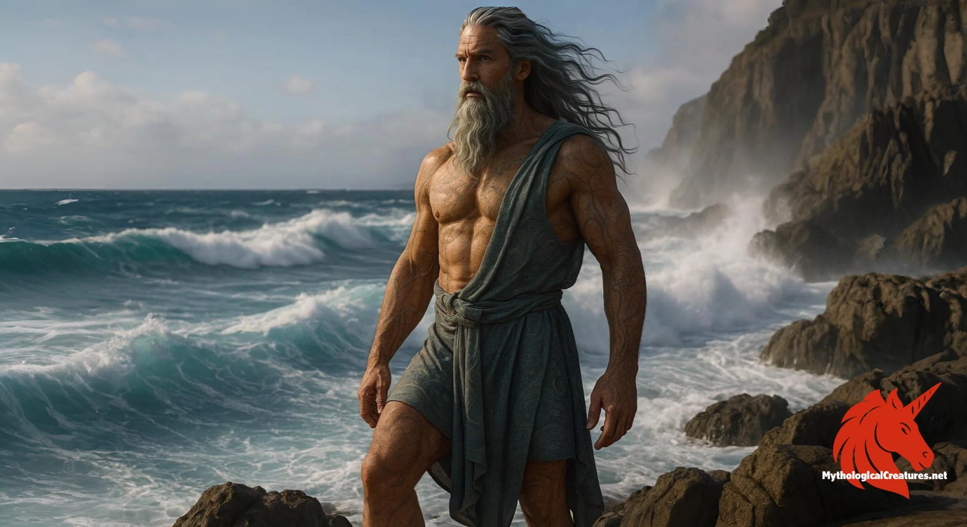 Oceanus - As the father of river gods and Oceanids, Oceanus symbolizes the origin and continuity of all water bodies, underscoring an eternal cosmic order.