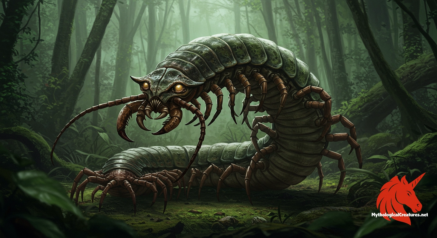 Ōmukade - Acts as a cautionary figure symbolising the dangers of nature and the supernatural. Ōmukade - Acts as a cautionary figure symbolising the dangers of nature and the supernatural.