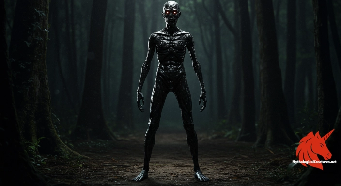 Depiction of Orang Minyak Discover another mythical creature
