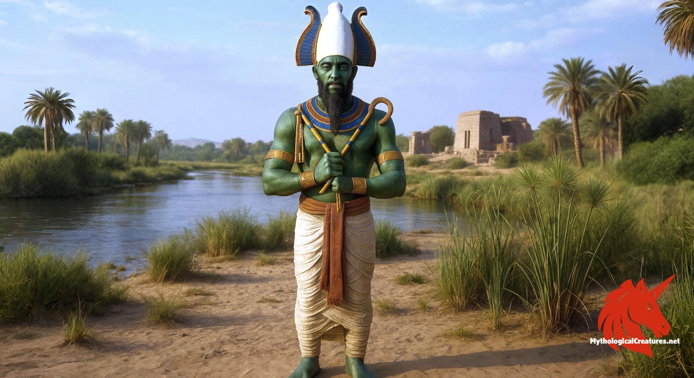 Osiris - Central to Egyptian mythology as a symbol of death, regeneration, and the cyclical nature of life Osiris - Central to Egyptian mythology as a symbol of death, regeneration, and the cyclical nature of life