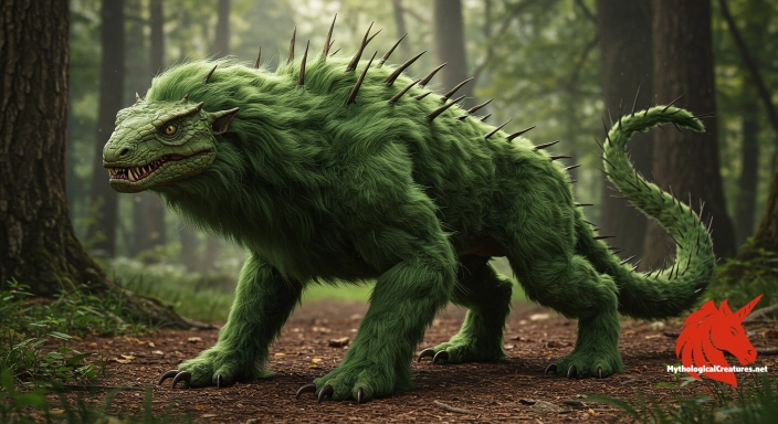 Depiction of Peluda Discover another mythical creature