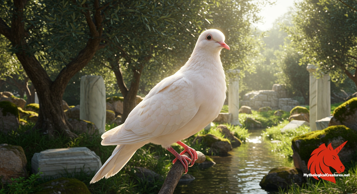 Peristera - Represents divine transformation and the sacred manifestation of love and beauty in nature