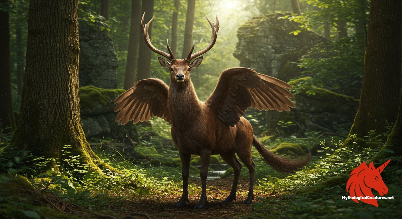 Peryton - Peryton exemplifies the fusion of classical heraldic motifs with modern literary invention, blurring the lines between myth and imagination.