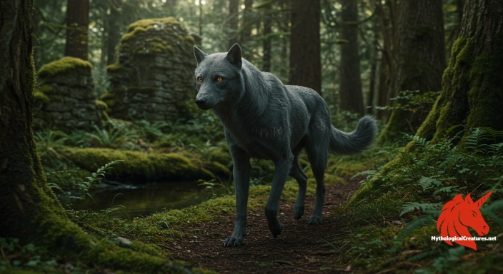 Depiction of Petitcrieu Discover another mythical creature