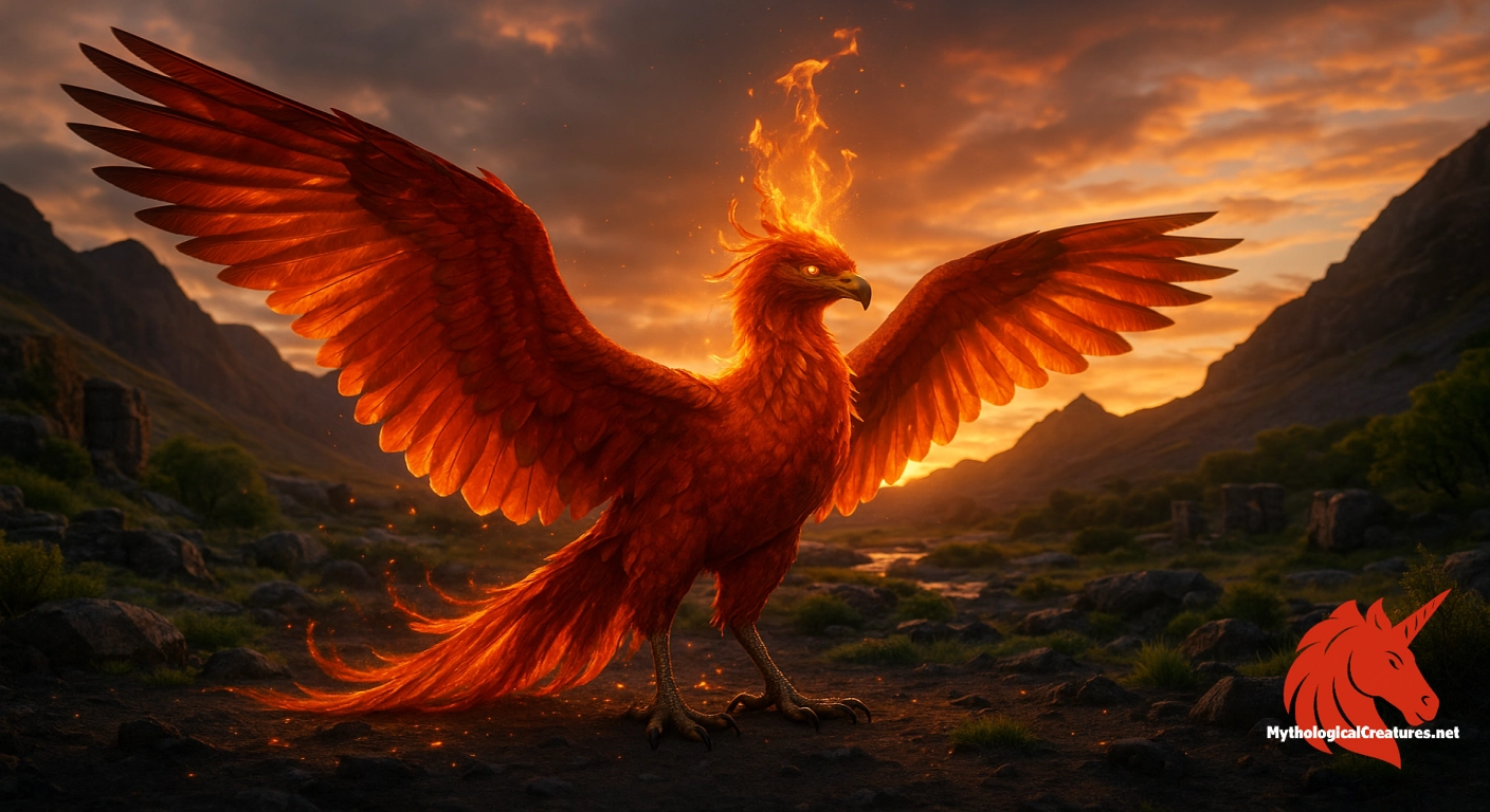 Phoenix - Represents the cyclical nature of life, death, and renewal, and embodies eternal resurrection.