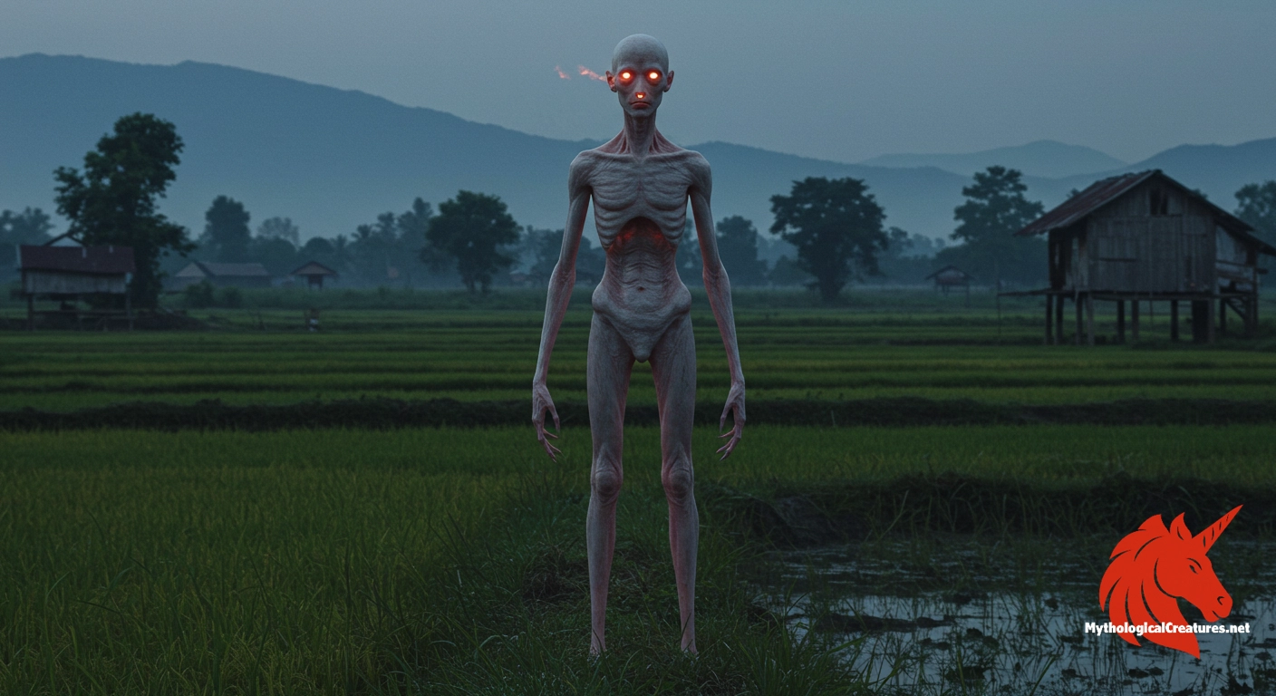 Phong - Embodies the fear and mystique of uncontrolled black magic and ghostly transmissions; serves as a warning in local communities.