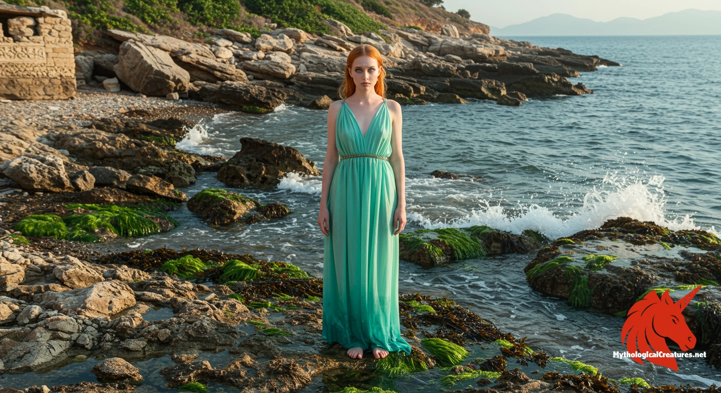 Phyllodoce - Phyllodoce represents the beauty and benevolence of the sea, embodying the nurturing qualities of the ocean in Greek mythology.