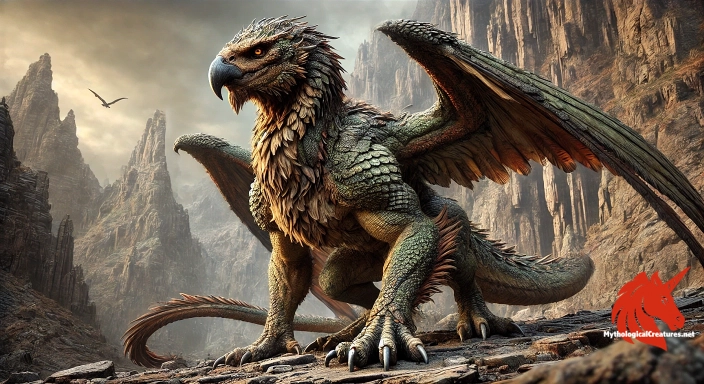 Depiction of Piasa Discover another mythical creature