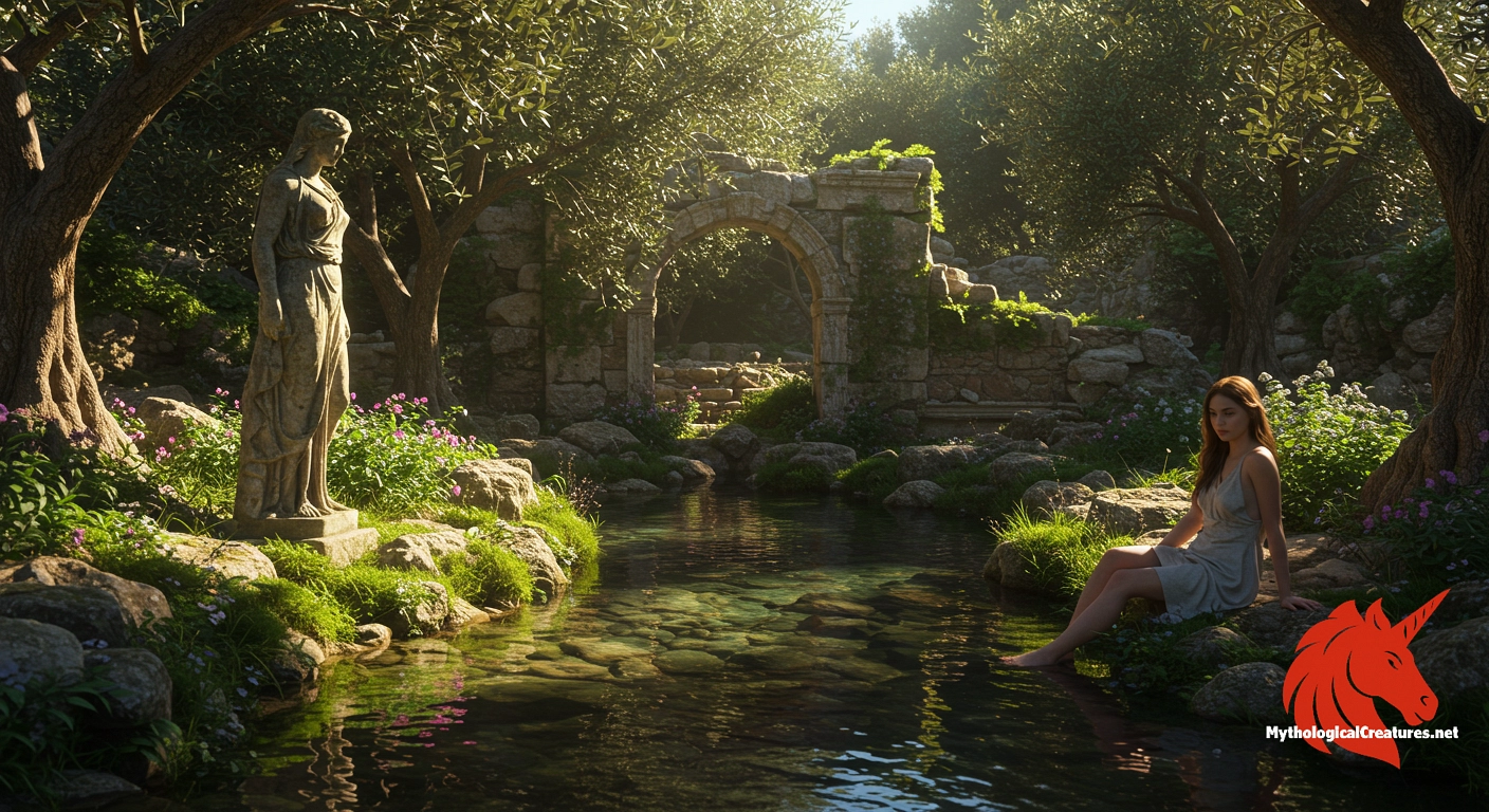 Pirene - Her myth highlights the interconnection between nature and divinity, as well as the cultural importance of freshwater springs
