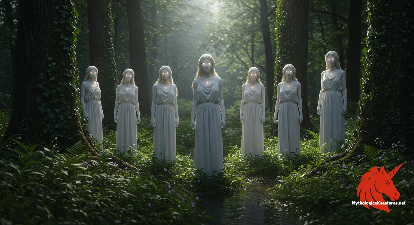 Pleiades - They symbolize the nexus of the divine and nature, immortalised in the night sky as a testament to cosmic order and beauty.