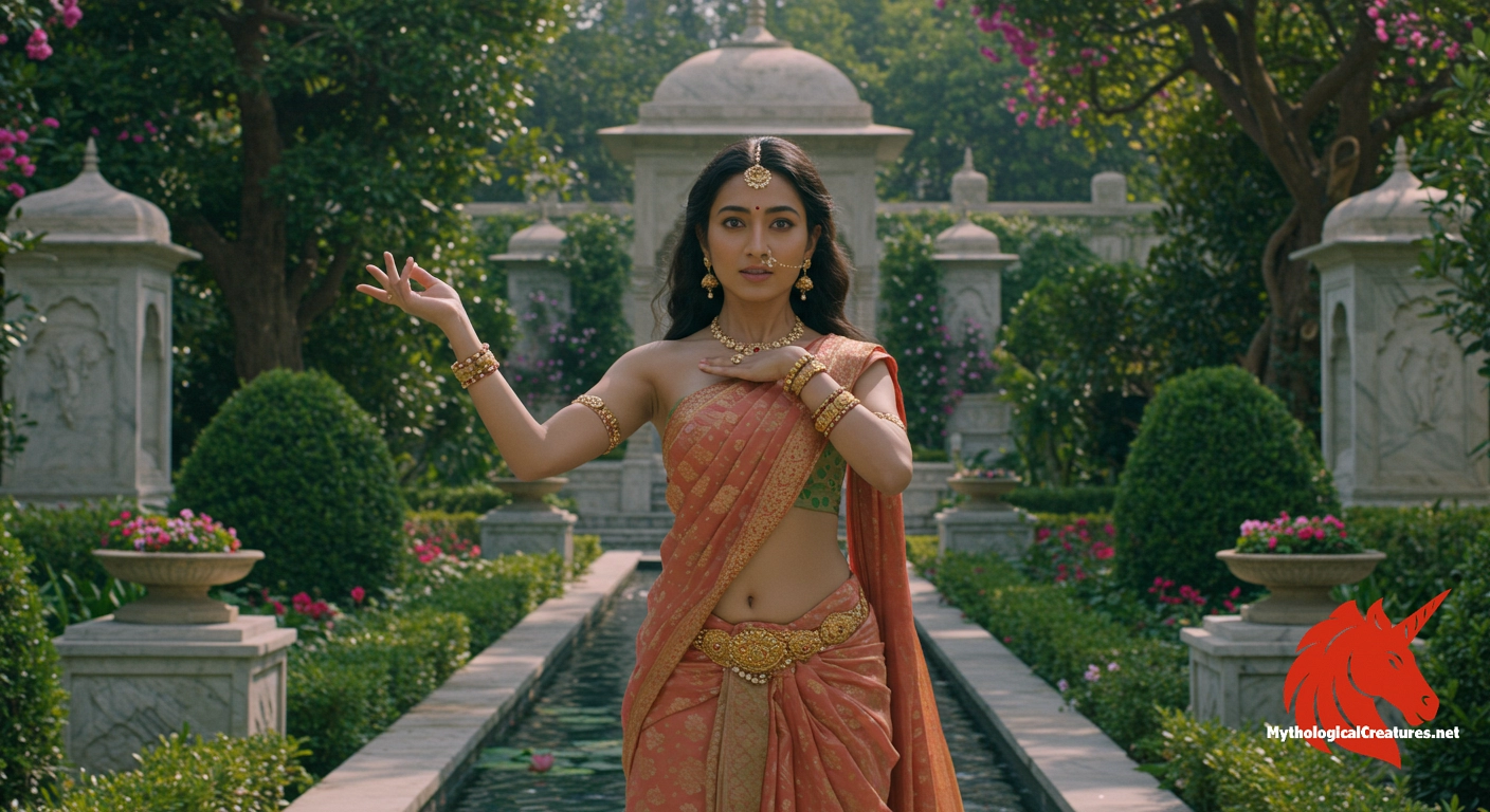 Pramlocha - Symbolises divine beauty and the enchanting allure of the celestial realm