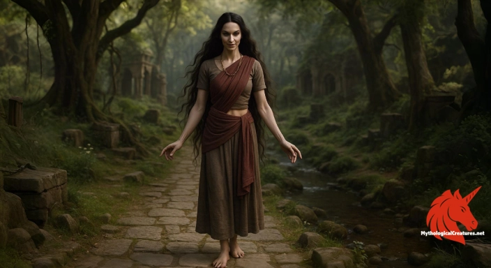 Depiction of Putana Discover another mythical creature