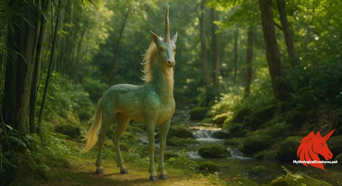 Depiction of Qilin Discover another mythical creature