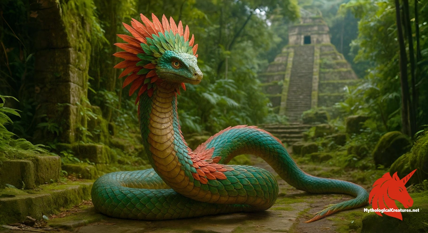Quetzalcōātl - Embodies the integration of natural forces with cultural progress, symbolizing the union of earth and sky and influencing multiple Mesoamerican civilizations.
