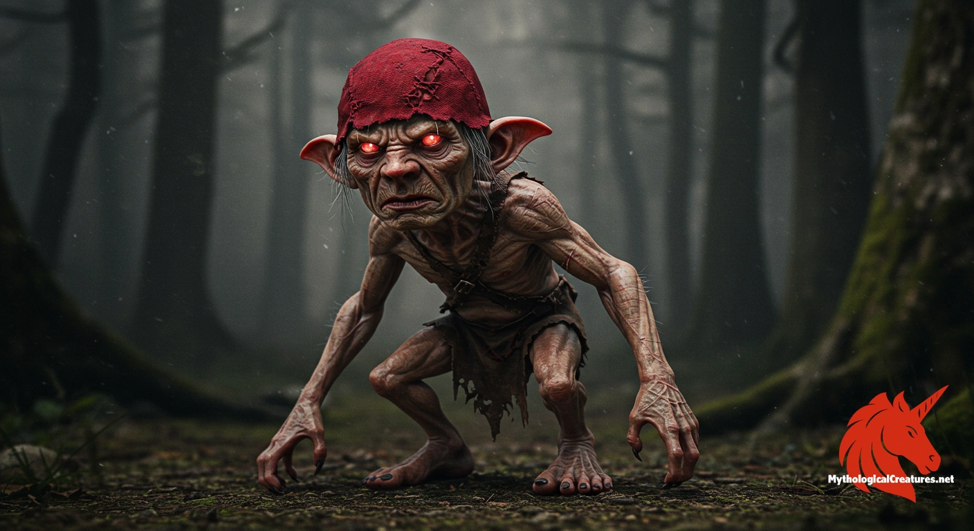 Redcap - Embodies the dark legacy of violent historical sites and serves as a grim warning in local folklore.