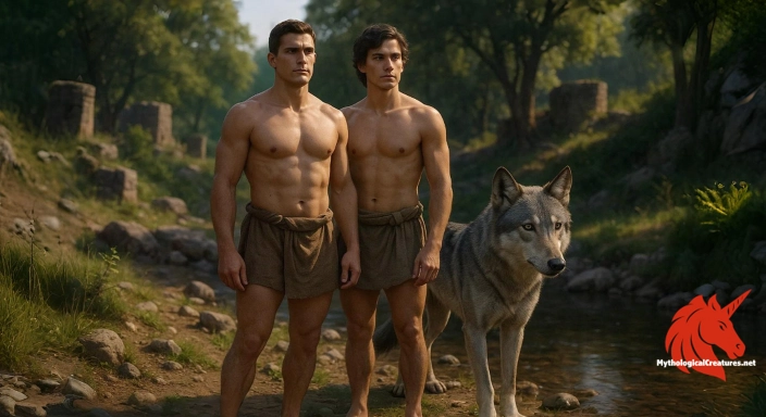 Depiction of Romulus and Remus Discover another mythical creature
