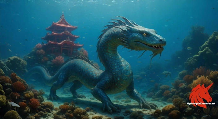 Depiction of Ryūjin Discover another mythical creature
