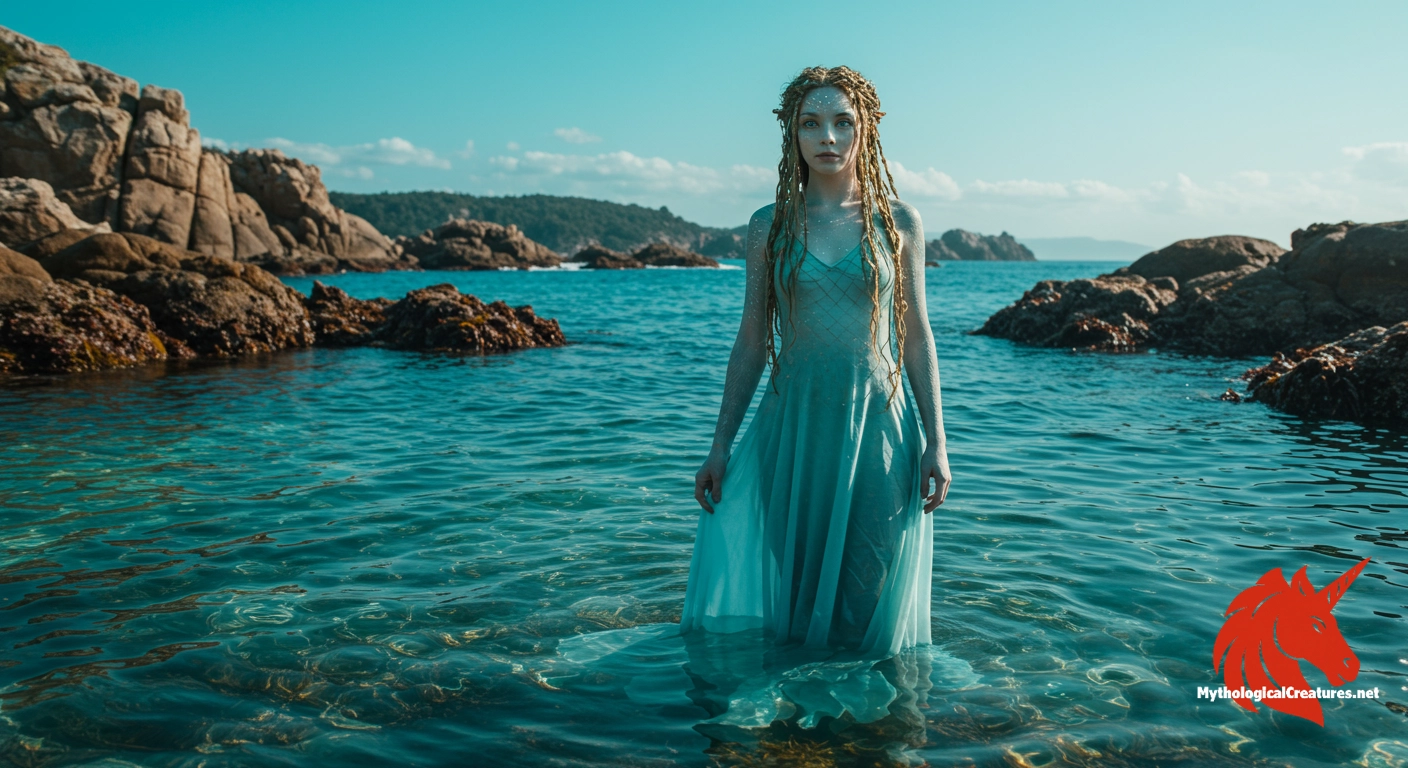 Salacia - Represents the essential nature of salt water and the tranquil, sunlit character of the ocean, playing a key role in the divine marine hierarchy as consort to Neptune.