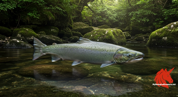 Depiction of Salmon of Knowledge Discover another mythical creature