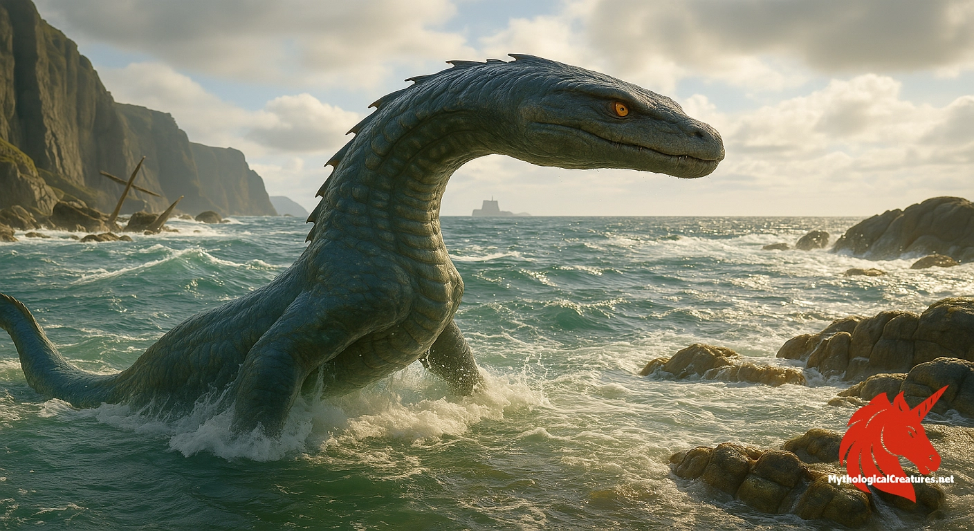 Sea monster - They symbolise the mystery and danger of the ocean's unexplored depths.