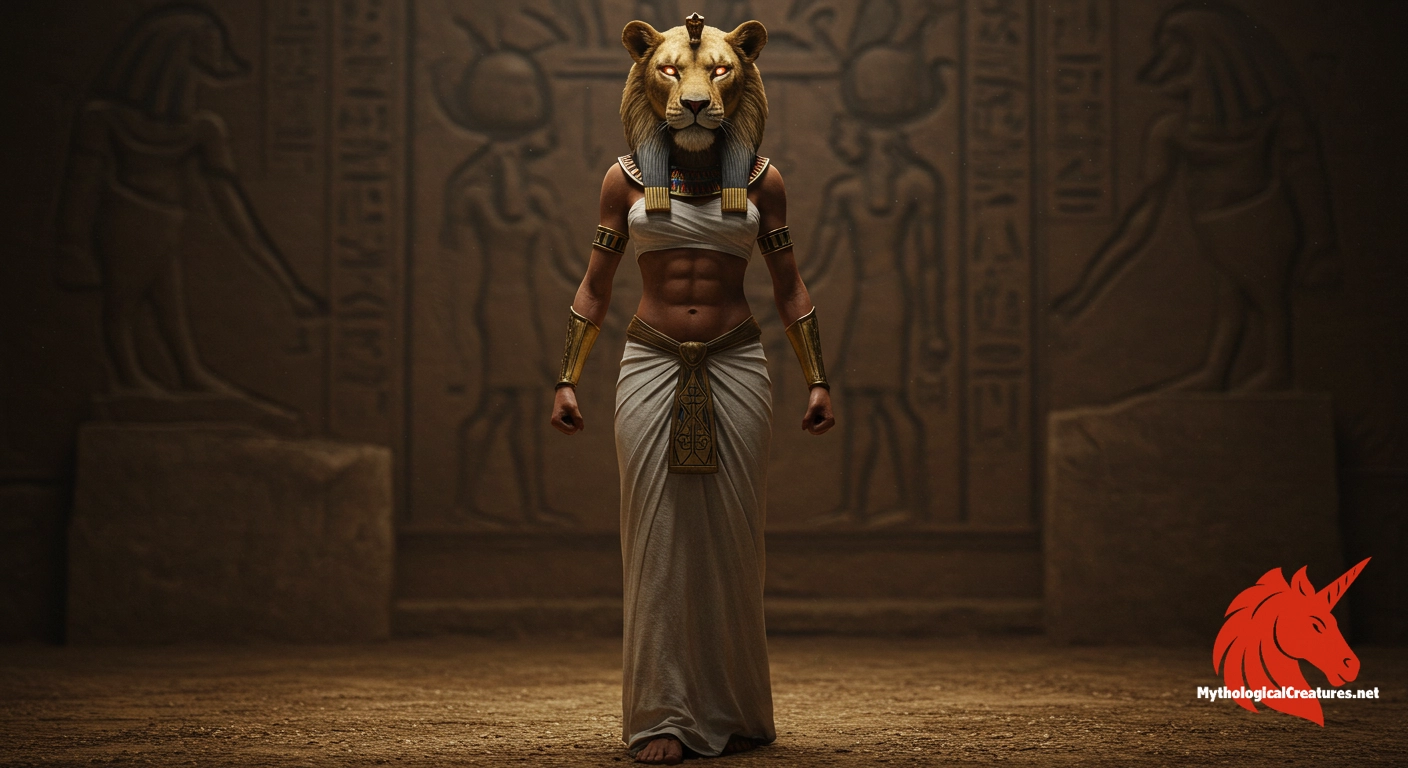 Sekhmet - Represents the duality of destruction and healing; known as the Eye of Ra, she embodies the fierce and protective aspects of the sun. Sekhmet - Represents the duality of destruction and healing; known as the Eye of Ra, she embodies the fierce and protective aspects of the sun.