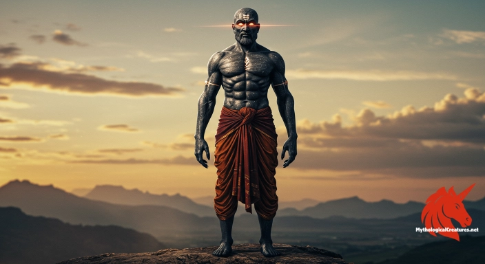 Depiction of Shani Discover another mythical creature