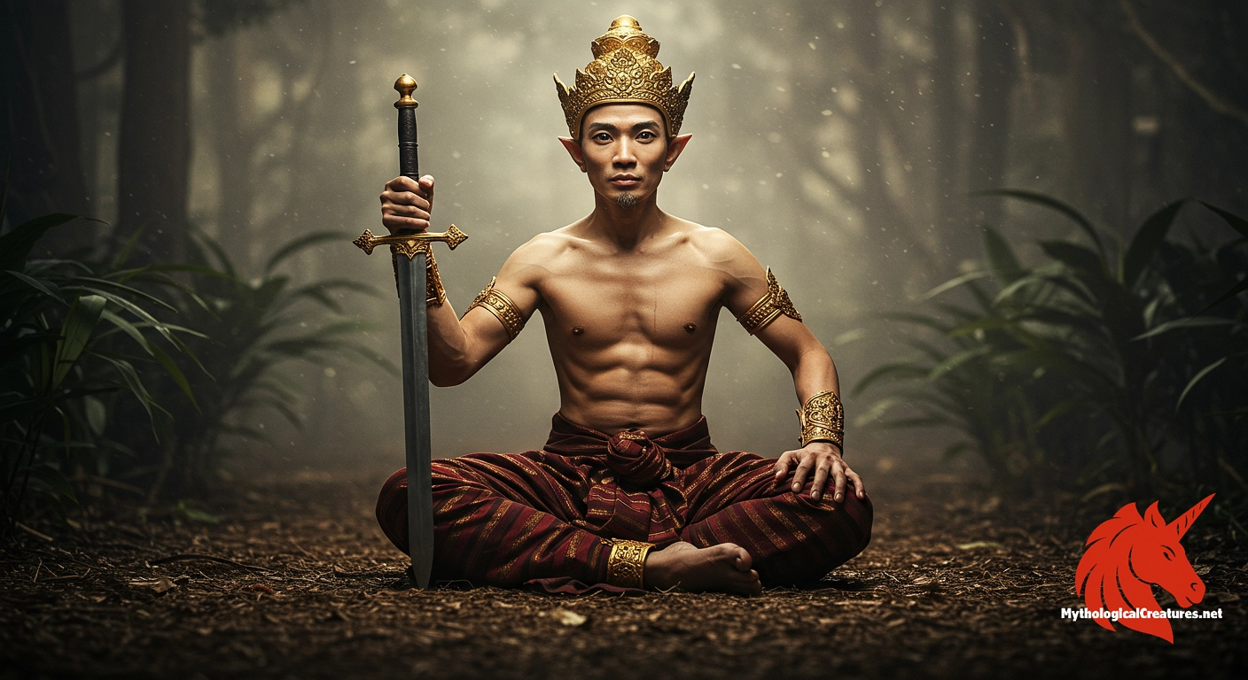 Shwe Sitthin - Represents the duality of royal nobility and human fallibility, and serves as a symbolic figure in Burmese spiritual tradition