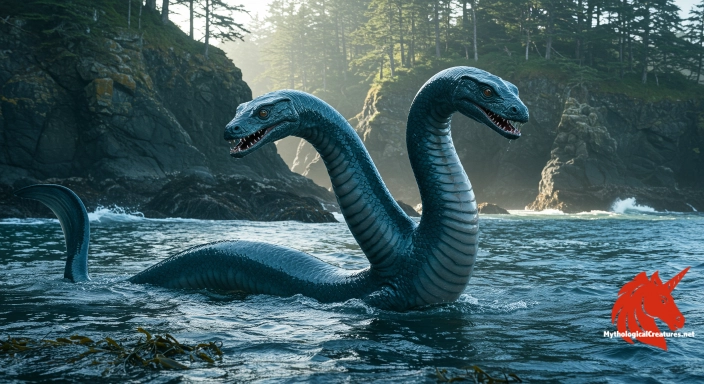 Depiction of Sisiutl Discover another mythical creature