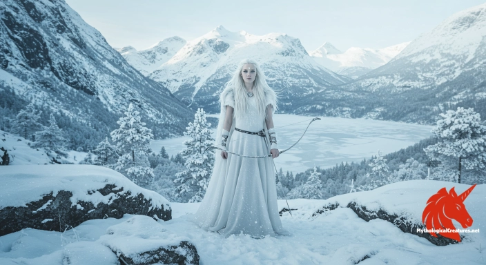 Depiction of Skaði Discover another mythical creature