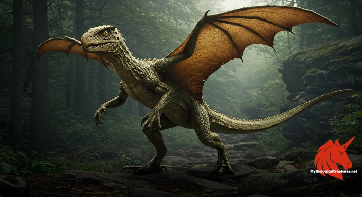 Depiction of Snallygaster Discover another mythical creature