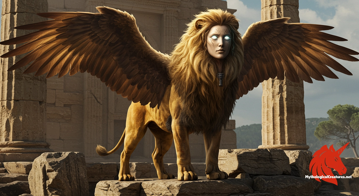 Sphinx - Symbolises mystery, guardianship, and the duality of benevolence and malevolence in mythological narratives Sphinx - Symbolises mystery, guardianship, and the duality of benevolence and malevolence in mythological narratives