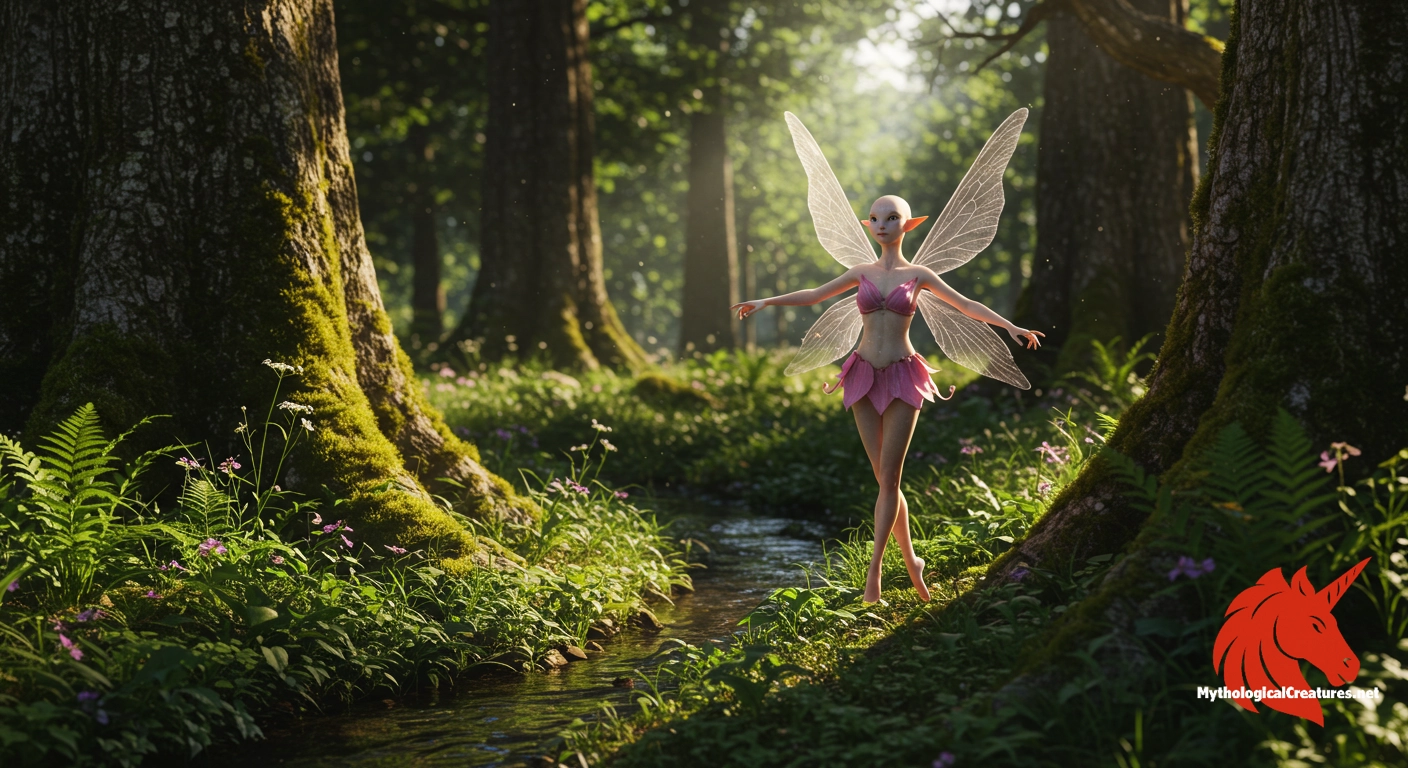 Sprite - Sprites represent the mysterious and capricious forces of nature, often serving as both guides and tricksters in mythological narratives.