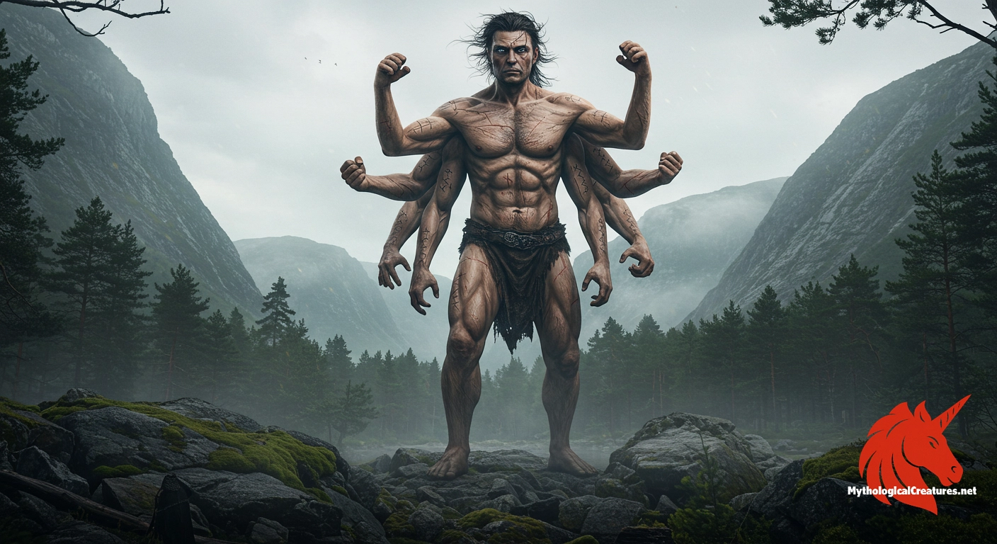 Starkad - A pivotal figure in Scandinavian legends whose exploits underscore the interplay between heroic greatness and tragic moral ambiguity.