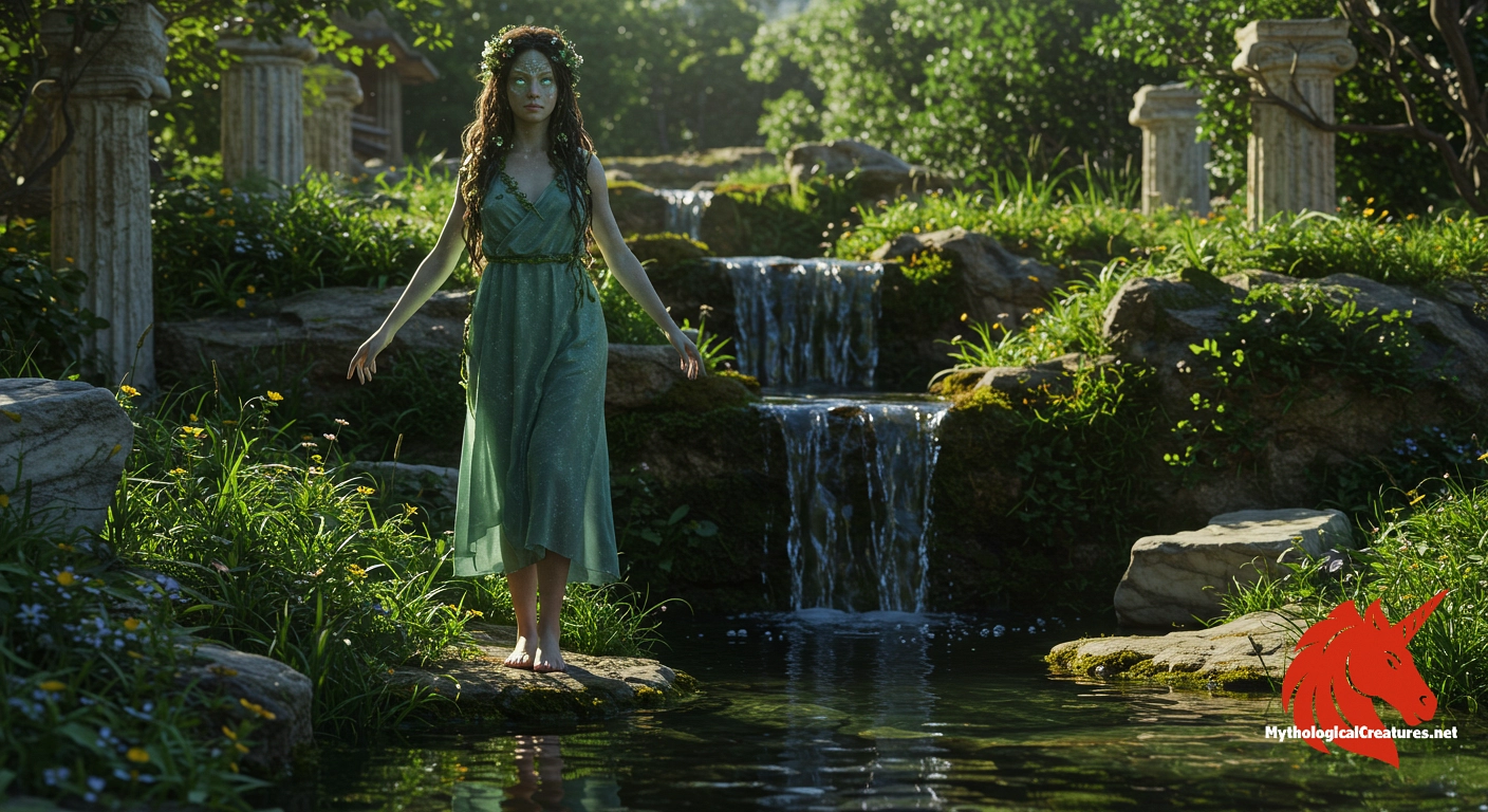 Strophia - Embodies the nurturing and purifying essence of freshwater and serves as a symbol of nature's life-giving force.