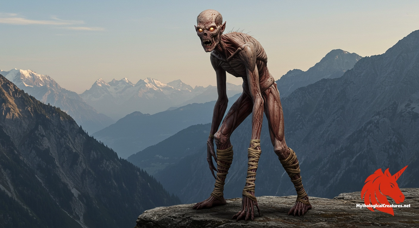 Stuhać - Represents a horrifying aspect of Serbian folklore where a demonic entity utilises human body parts to sustain its existence, instilling fear of the unseen dangers in remote mountainous areas. Stuhać - Represents a horrifying aspect of Serbian folklore where a demonic entity utilises human body parts to sustain its existence, instilling fear of the unseen dangers in remote mountainous areas.