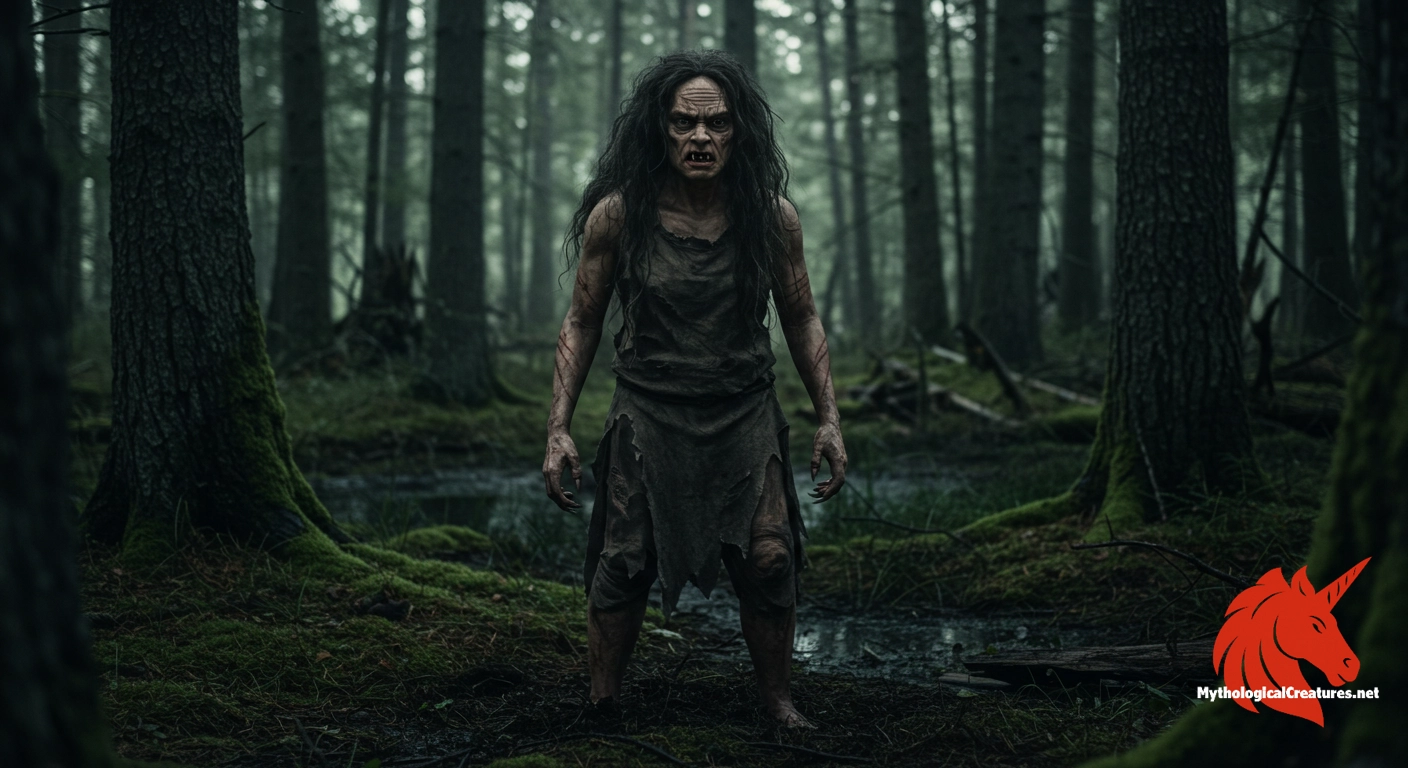 Syöjätär - Represents the enigmatic origins of diseases and the manifestation of societal fears through monstrous and disruptive natural elements. Syöjätär - Represents the enigmatic origins of diseases and the manifestation of societal fears through monstrous and disruptive natural elements.