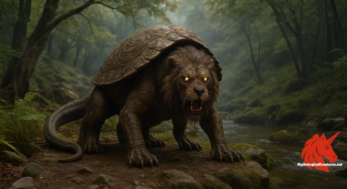 Depiction of Tarasque Discover another mythical creature