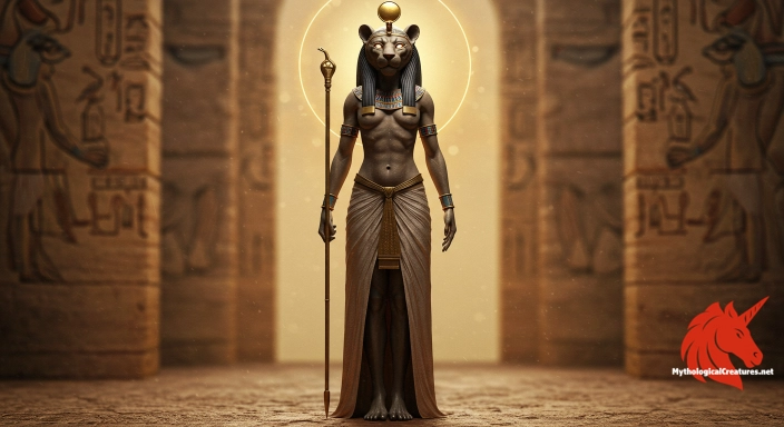 Depiction of Tefnut Discover another mythical creature