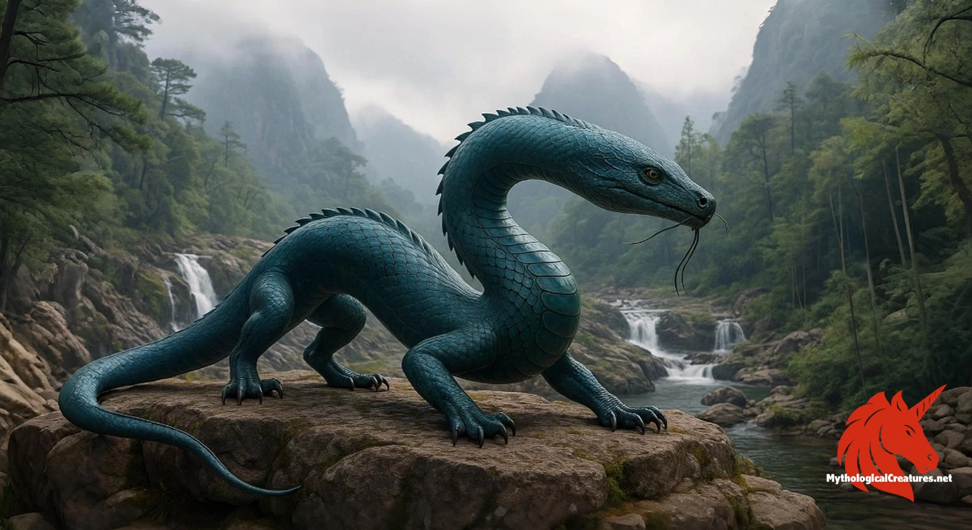 Teng - Represents the connection between heaven and earth and is a symbol of power and good fortune.