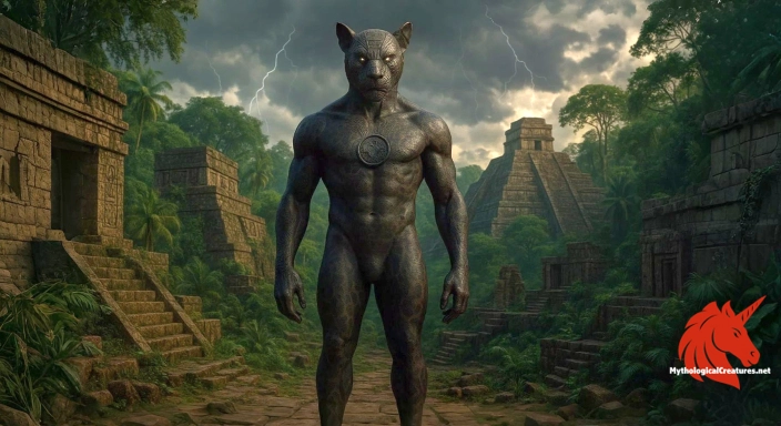 Depiction of Tezcatlipoca Discover another mythical creature