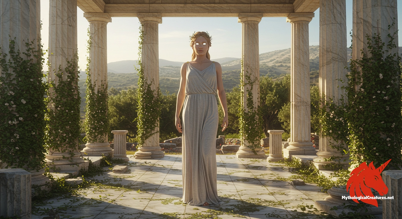 Theia - Her legacy is cemented through her offspring—Helios, Selene, and Eos—and her influence on the perception of beauty and light in the cosmos.