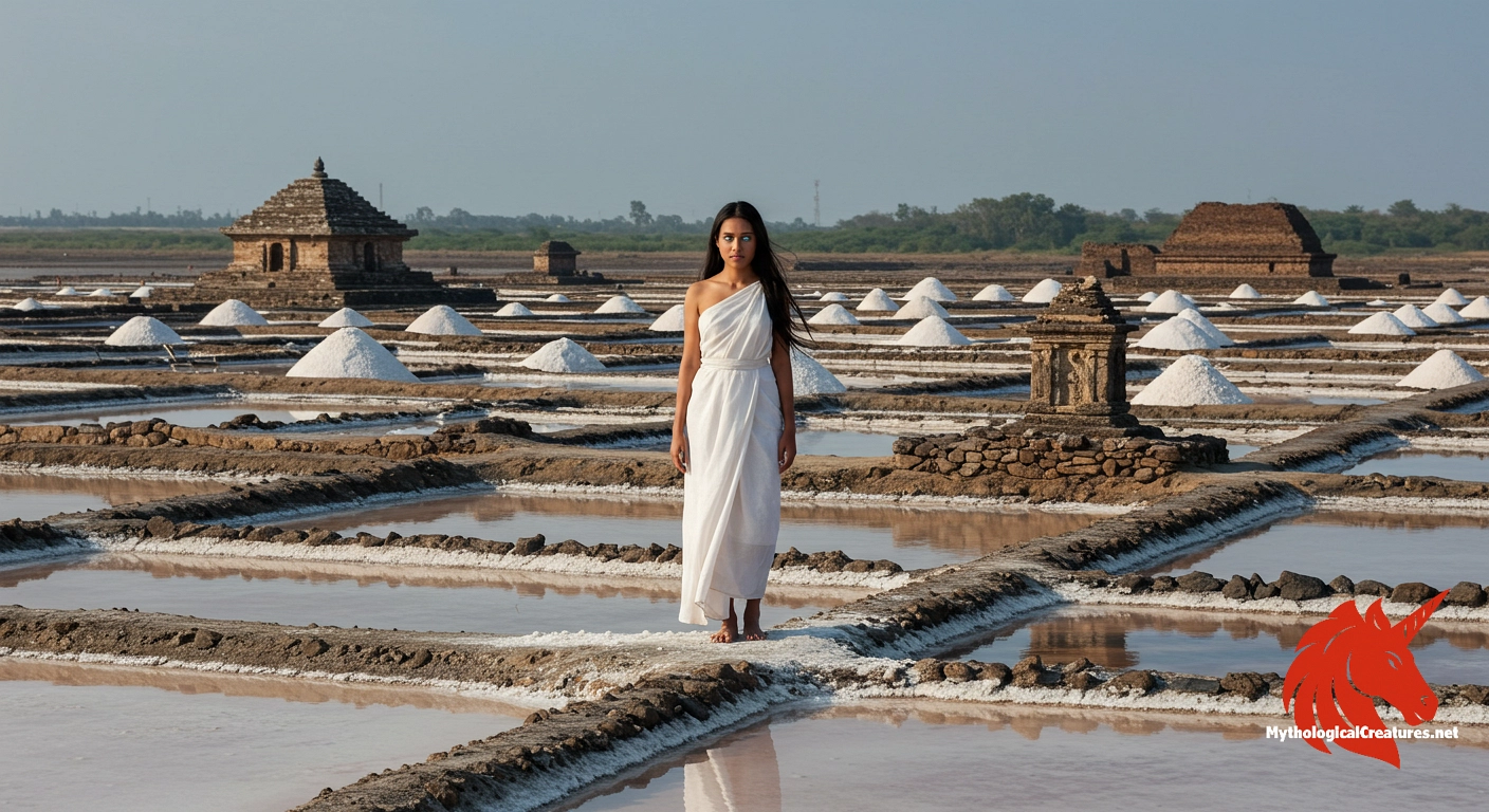 Thumleima - She is regarded as the divine overseer of salt, a vital resource in both daily life and spiritual rituals, symbolizing purity and preservation. Thumleima - She is regarded as the divine overseer of salt, a vital resource in both daily life and spiritual rituals, symbolizing purity and preservation.