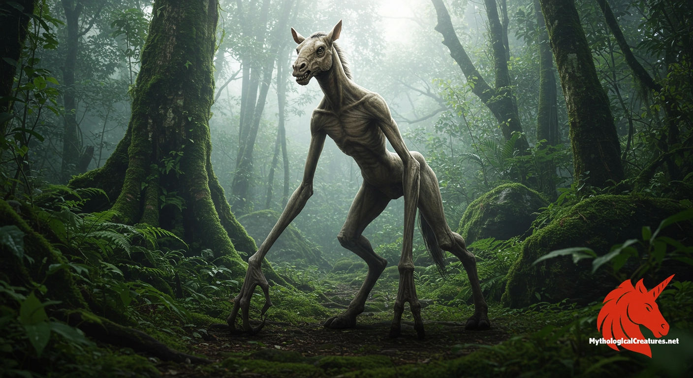 Tikbalang - Tikbalang is a legendary creature that embodies the fusion of human and animal traits, and is known for leading travelers astray with its mischievous tricks. Tikbalang - Tikbalang is a legendary creature that embodies the fusion of human and animal traits, and is known for leading travelers astray with its mischievous tricks.