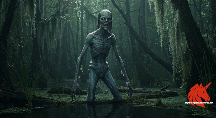 Depiction of Topielec Discover another mythical creature