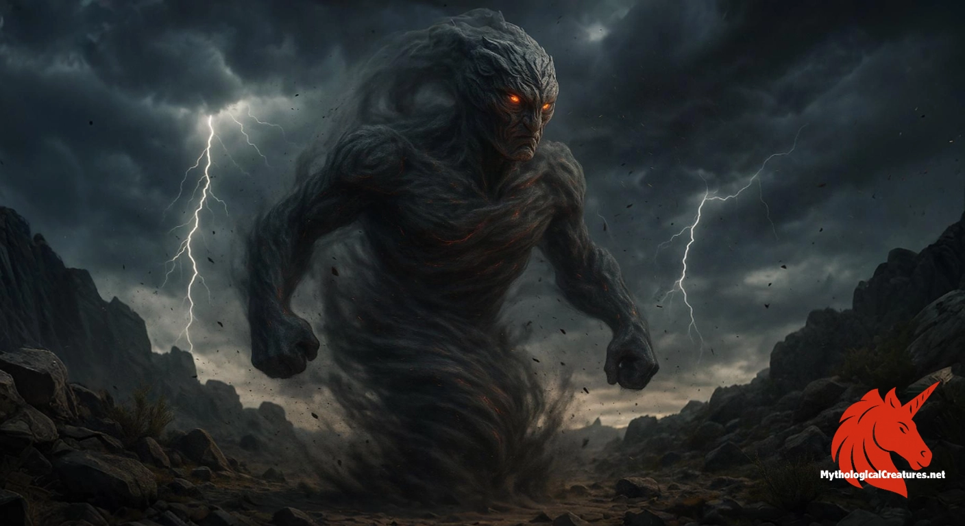 Trinavarta - Represents the destructive force of nature and serves as a narrative device to highlight the triumph of divine order over chaos.